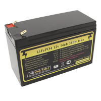 Аккумулятор LiFePO4 12v14ah 360w max пластик